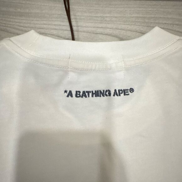 NWT a bathing ape garment-dye spray-print T-shirt size medium - Picture 10 of 10